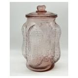 Pink Planters Peanut Canister Store Counter Jar