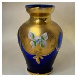 VTG  FeBland Italy Murano Glass ? Cobalt Blue