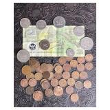PAPUA NEW GUINEA MONEY, COINS & 1 BILL