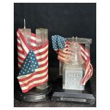 911 TRIBUTE ILLUMINATED STATUES WE WILL NEVER