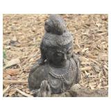 Broken Carved Sandstone Buddha Bust