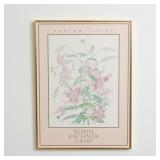 Signed Robin Eschner Camp "Rubrum Lilies" Art