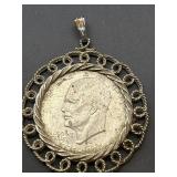 BICENTENNIAL EISENHOWER DOLLAR NECKLACE PENDANT