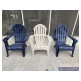 Plastic Patio Chairs Adirondack Stacking
