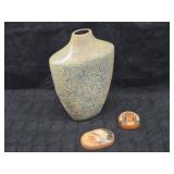 Vase & Indian Theme Paperweights