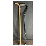 WOOD & METAL WALKING CANES