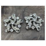 Vintage Coro Rhinestones Brooch Pins