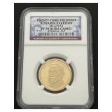 2012 S Benjamin Harrison Dollar Coin PF70 Ultra
