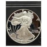 2006W GENUINE PROOF AMERICAN EAGLE SILVER DOLLAR