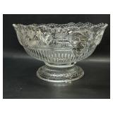 Cambridge Glass Rose Point Gadroon Ramï¿½s Head