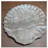 Peters Pottery Scallop Dish, Mississippi Pottery