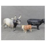 Breyer & Other Bull / Cow Figurines