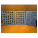 Lincoln Head Pennies in Book, Incomplete