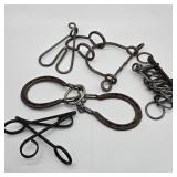 Wrought Iron / Horseshoe Puzzle Lot