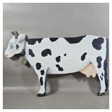 WOOD COW WALL HANGER VTG. 18" WIDE X 12" TALL