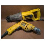 DeWalt DW303 Reciprocating Saw & DW106 Drill