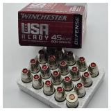 20- WINCHESTER 45 AUTO 200 GRAIN ROUNDS