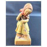 VTG ANRI Italy Girl Sweeping Figurine