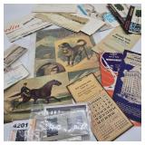 Hector the Dog, Marlin, & Spinach Ephemera Lot