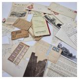 Lot of Correspondence, Banking, & Ephemera