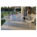 Set of Three Russell Woodard Sculptura Chairs