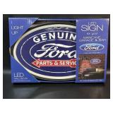 LED Light Up Ford Logo Sign in Box