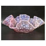 Fenton Hobnail Pink Opalescent Trinket Dish w/