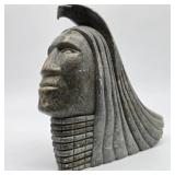 Arnie Longboat Signed Stone Carving