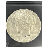 1922 PEACE SILVER DOLLAR COIN