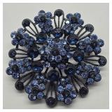 BLUE STONE BROOCH