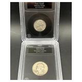 1941 WASHINGTON QUARTER & JEFFERSON NICKEL 2