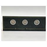 COLLECTABLE COINS OF AMERICA 3-PIECE BUFFALO