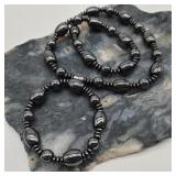 Magnetic Hematite Necklace & Bracelet Set