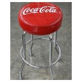 COCA-COLA SWIVEL BAR STOOL LIKE NEW