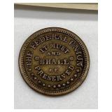 CIVIL WAR COIN THE FEDERAL UNION ARMY/NAVY TOKEN
