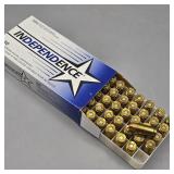INDEPENDENCE 50 40 S&W 165GR FMJ ROUNDS OF