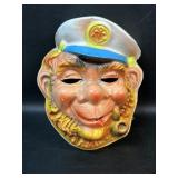 Vintage Bearded Sailor Halloween Mask