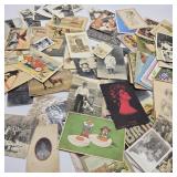 Antique Photos, Tintypes, & Postcards Lot