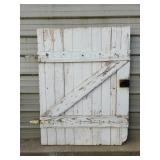 Antique Rustic Wooden Barn Door