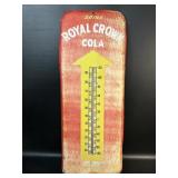 Vintage Royal Crown Cola Metal Thermometer