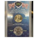 2010 LOST COINS NEVER RELEASED FOR CIRCULATION