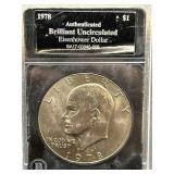1978 EISENHOWER DOLLAR COIN BRILLIANT