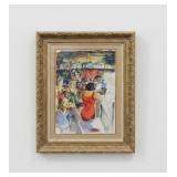 Alfred Morang Unfinished Bar Room Scene