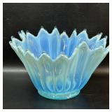 Fostoria Heirloom Opalescent Blue Glass Bowl