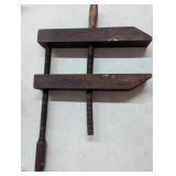 Antique American Wooden Hand-Screw (parallel) 802