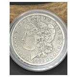 1886 MORGAN SILVER DOLLAR COIN