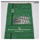 THE BRIDGEVILLE TRUST CO. BANK BAG FROM SHILOH