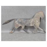 Old Metal Horse Cut-Out Sign