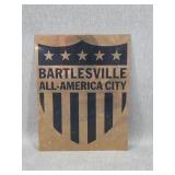 Copper Bartlesville All-American City Sign