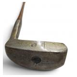 Antique Otey Crisman 24H Putter, Hickory Shaft,